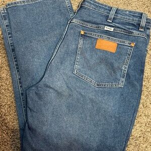 Wrangler Wild West High Rise Straight Jeans (Size 31x28)